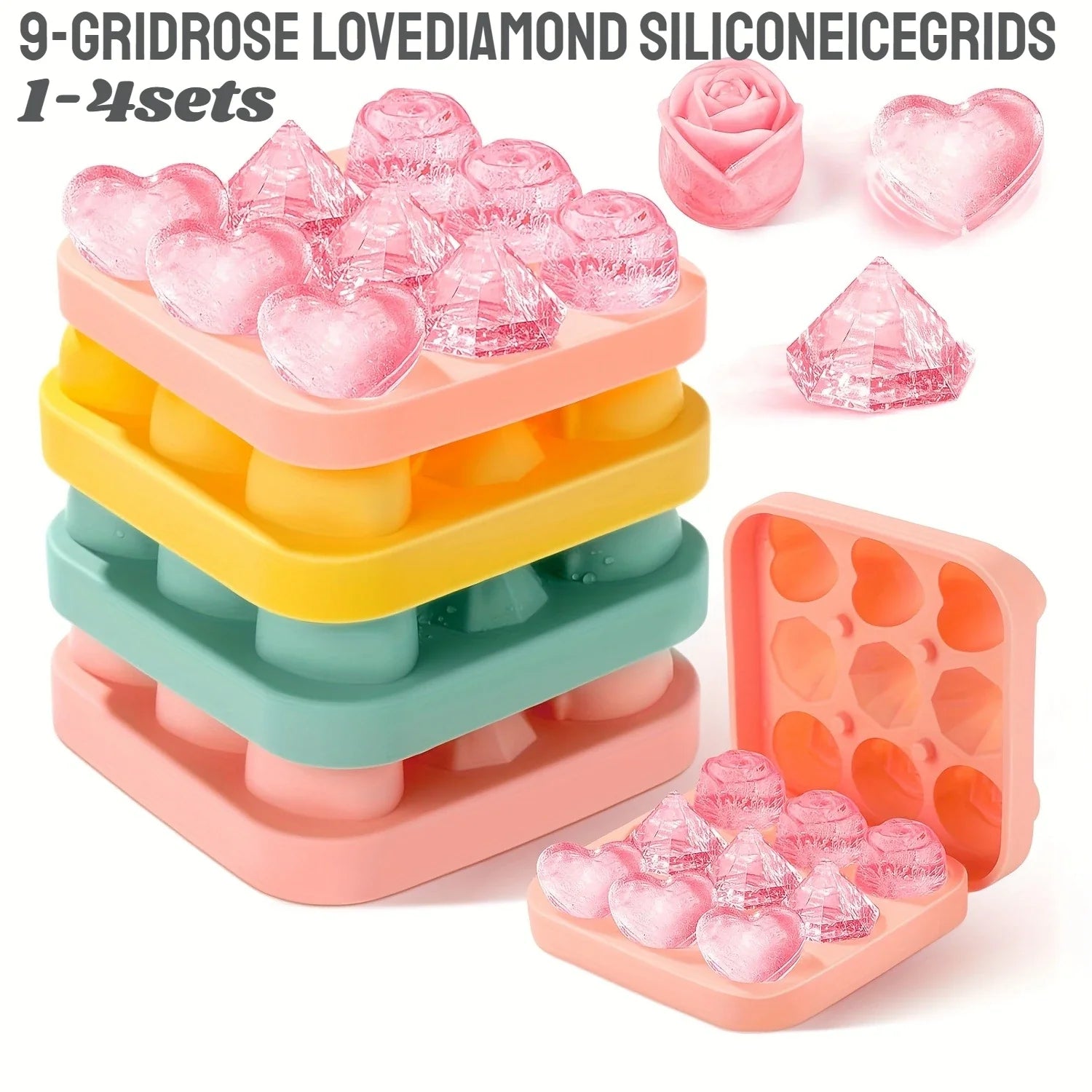 Chic Diamond Ice Cube Molds